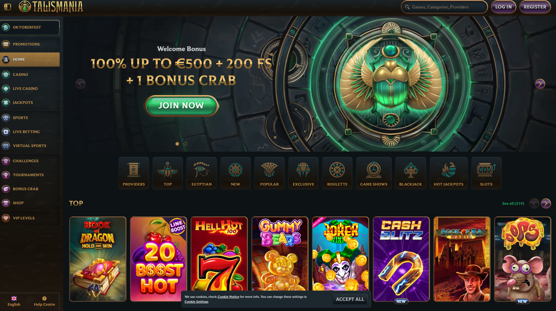 talismania casino